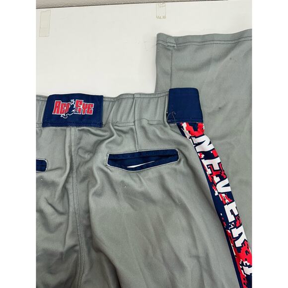 Baseball Pants Size 34 Gray with Red White Blue Camo Accents Never Forgotten BBQ - Picture 7 of 12